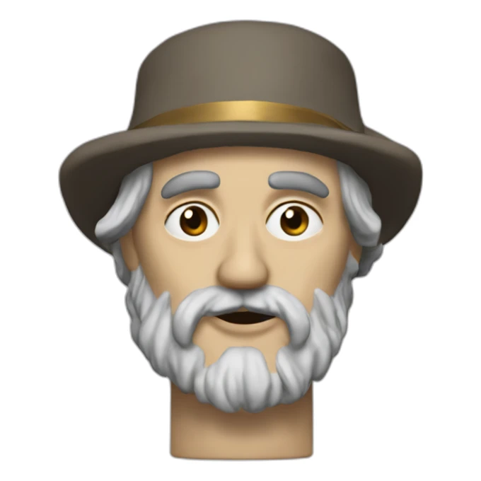 pete doherty dressed as diogenes of sinope sticker