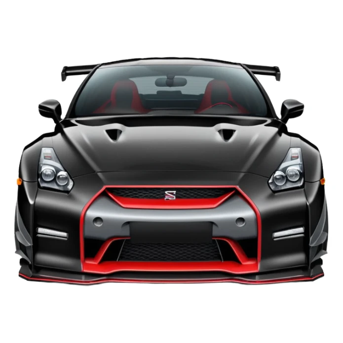 Nissan Gt r r35 nismo siyah  sticker