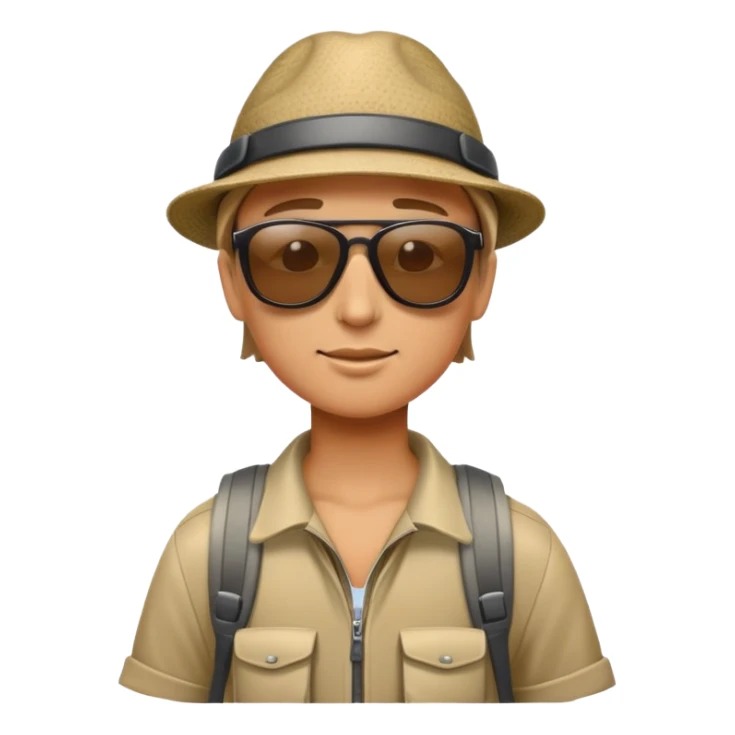 A hiking sun sticker