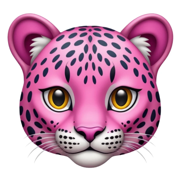 Lazo real color leopardo rosa  sticker