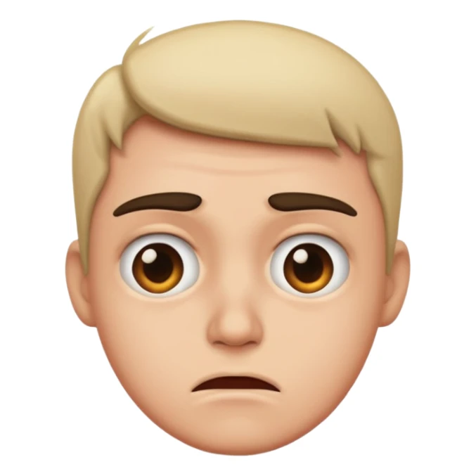 Make a emoji of a person saying "Ew" sticker
