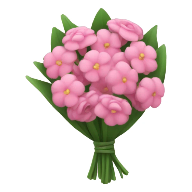 pink bouquet of flowers  sticker