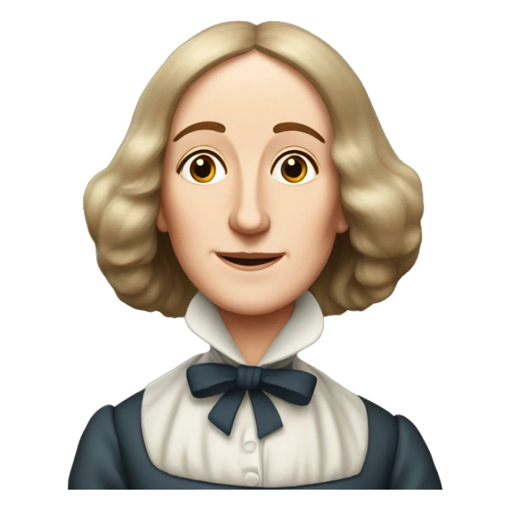 George Eliot (real name Mary Ann Evans) british writer sticker