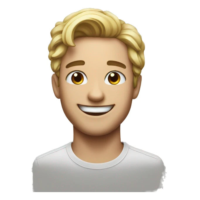 Smiling TikTok emoji sticker