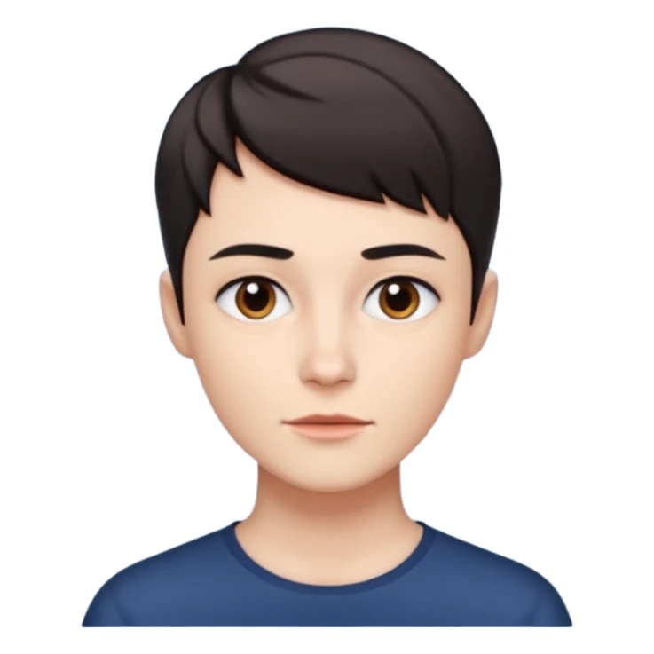 A person who has the sharpest jawline sticker