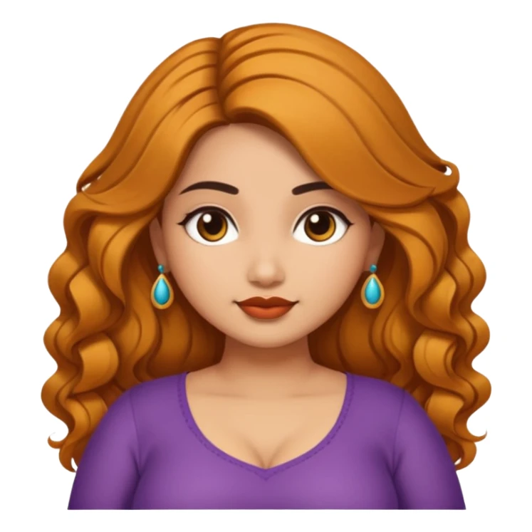 Indian curvy hair 25 years old girl sticker