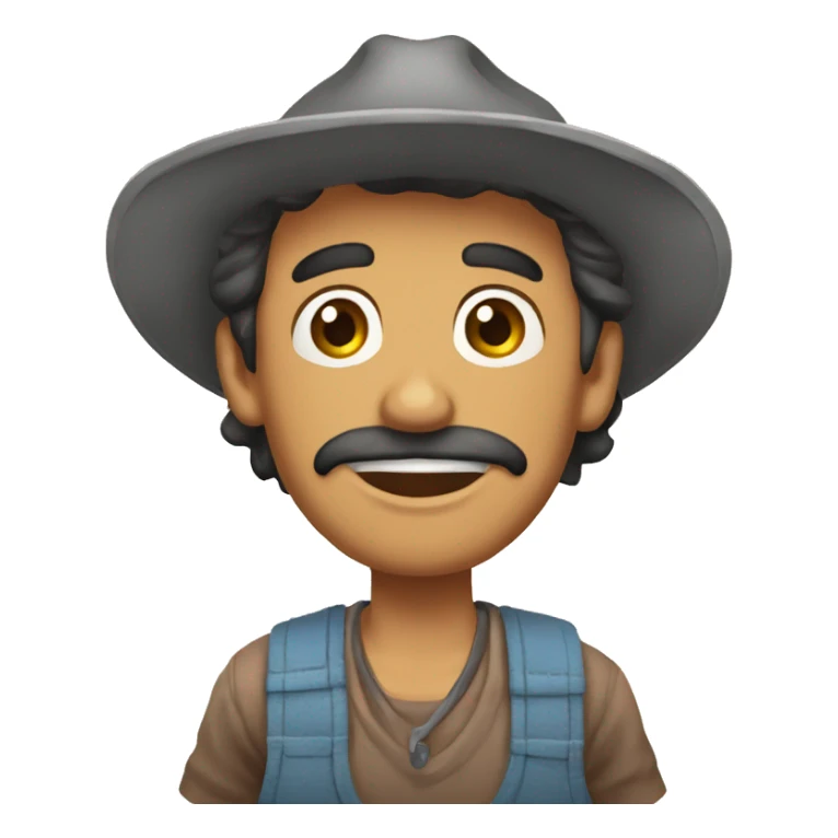 chico feliz cuerpo entero sticker