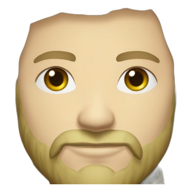 ukrainian military blonde man with a beard and blue eyes sticker