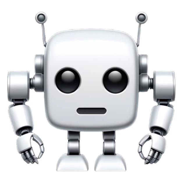 White letters DH, Roboto font, black background sticker