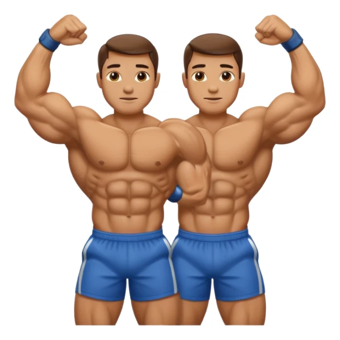 Braço Bíceps Flexionado direito e esquerdo só os braços sem o homem sticker