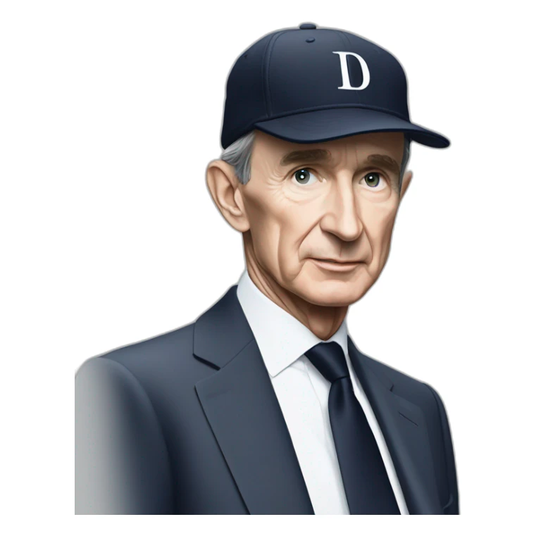 BERNARD ARNAULT AVEC UNE CASQUETTE DIOR sticker