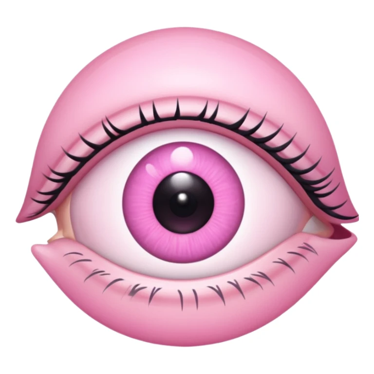This Eye but pink sticker