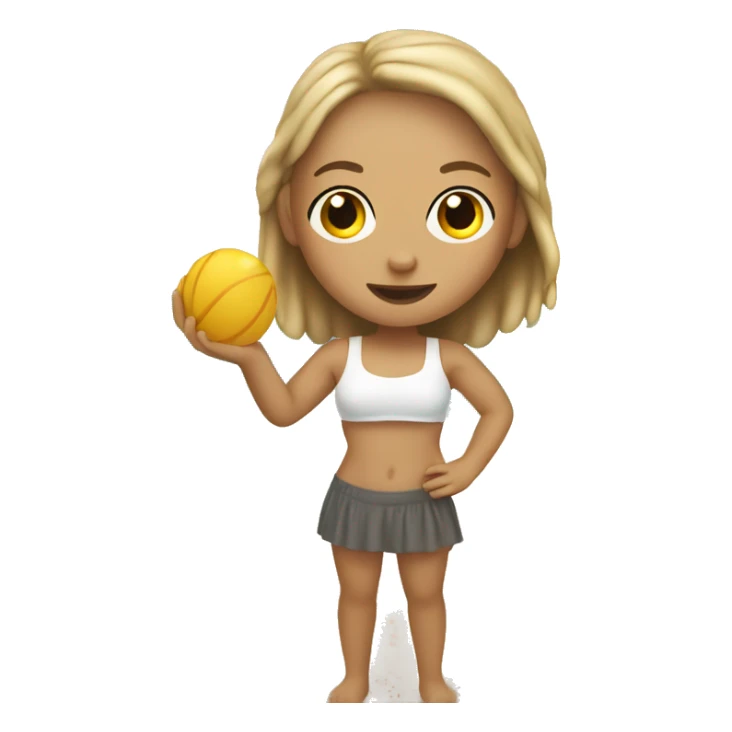 White girls on beach raising can in hand sticker