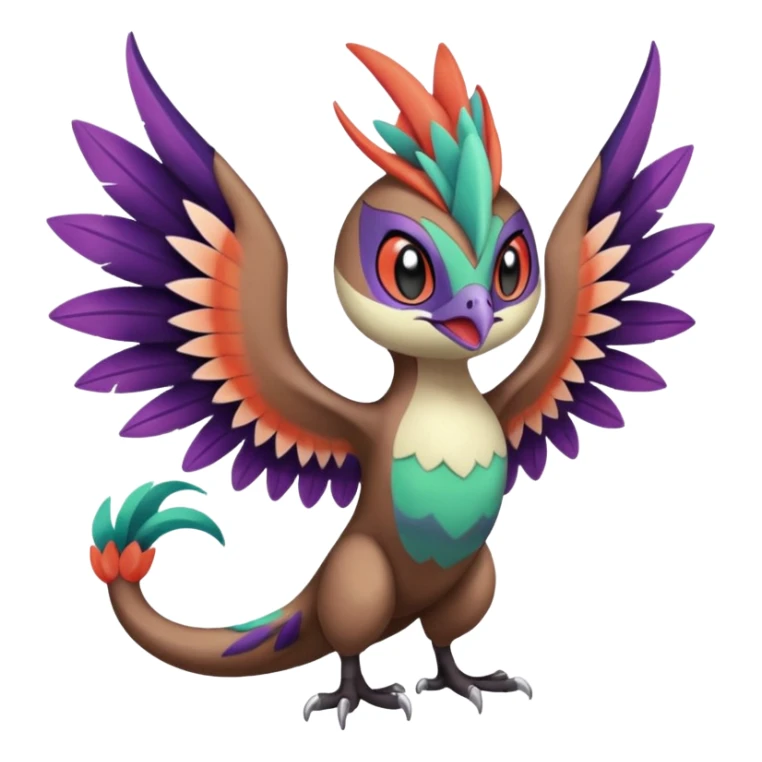Meloetta-Noivern-Noibat-Fakémon-creature-hybrid sticker