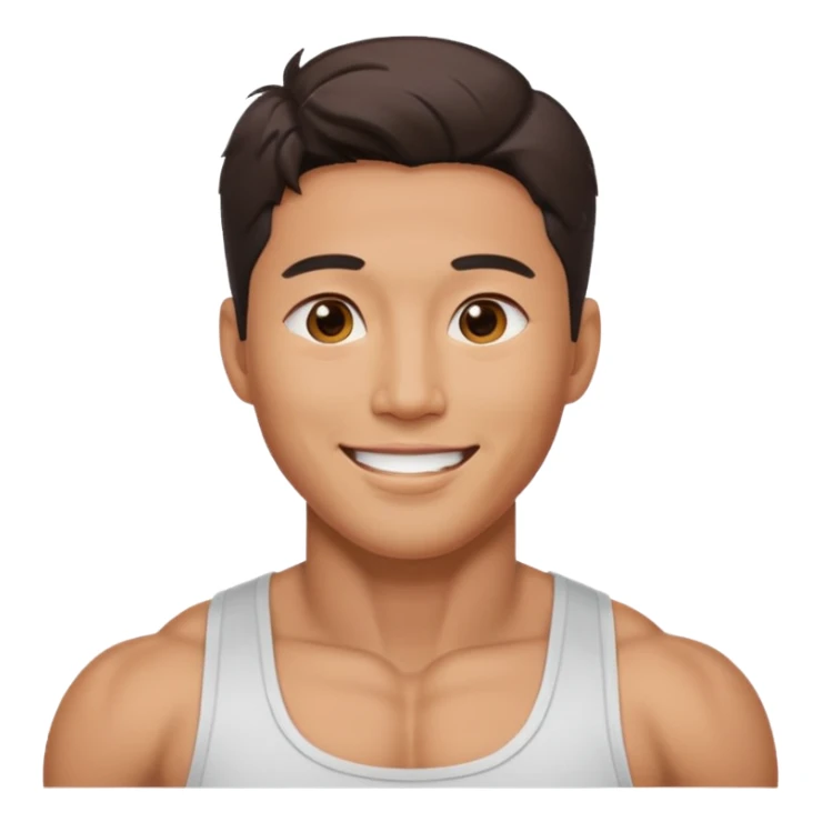 Koreli bir erkek ama çok yakışık lı ve kaslı sticker