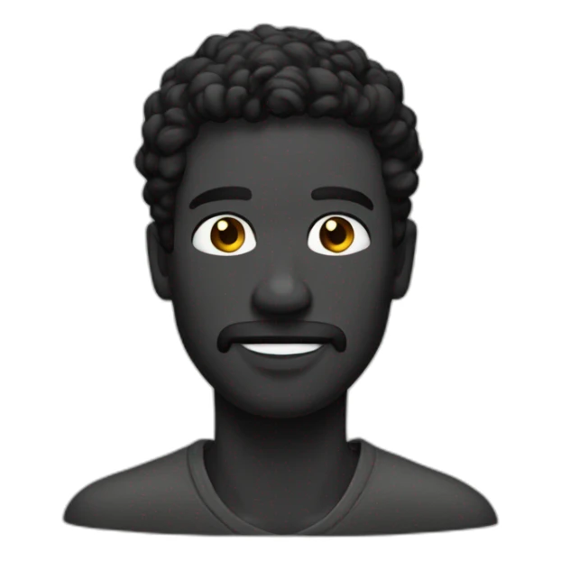 Homme noir qui tiens du coton  sticker