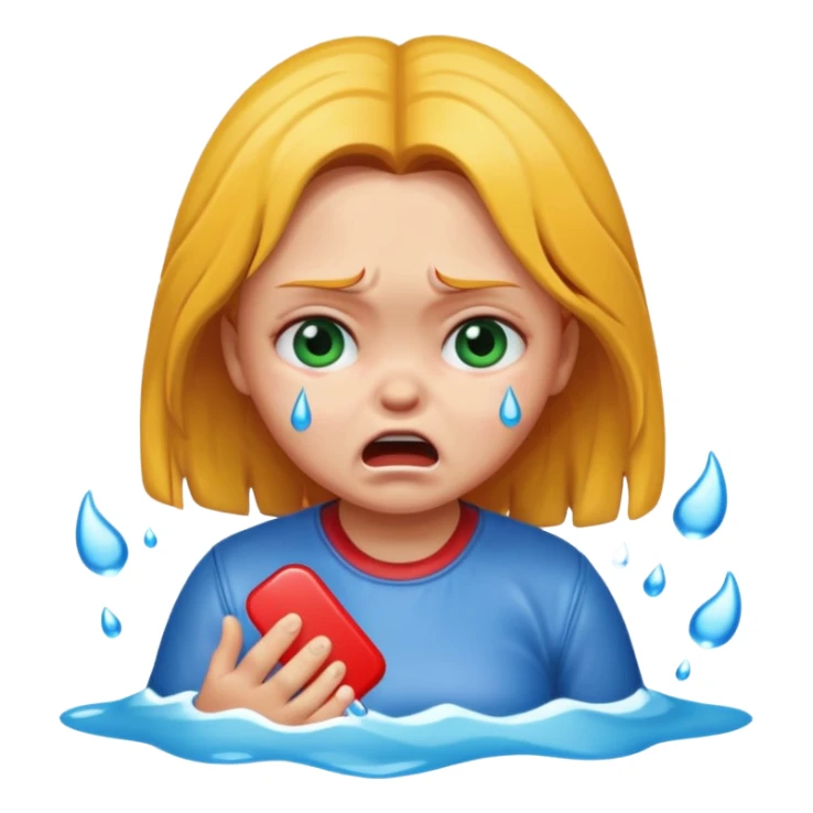 Girl name chucky crying and flooding the place sticker