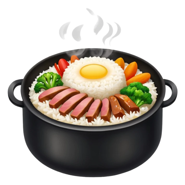 Create an emoji for Korean ishiyaki bibinba   sticker