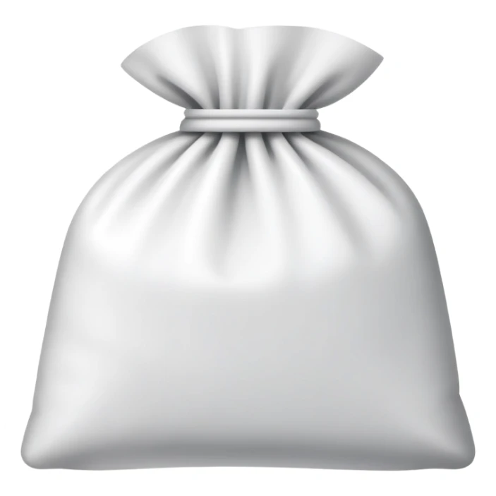Bag of white powder sticker