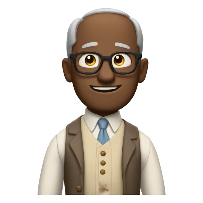 Mr. Andersen face from inside out movie emoji sticker