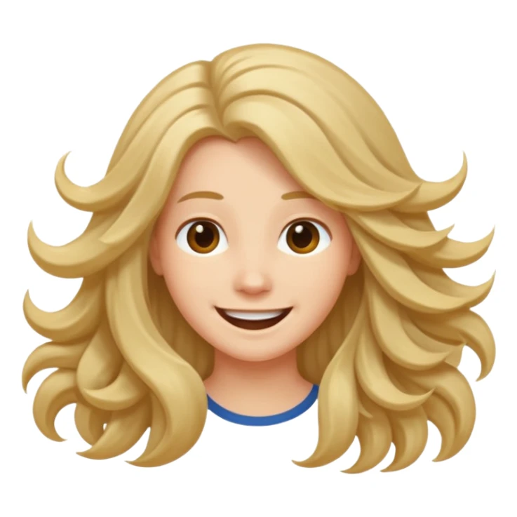 flicking hair emoji  sticker