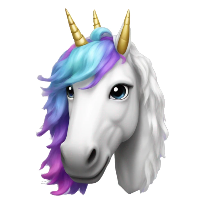 combine unicorn with cap (it should be a unicorn but feels like a human man) sticker
