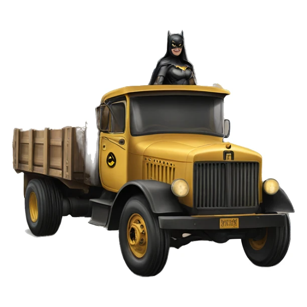 Batgirl monster killer 1917 truck sticker