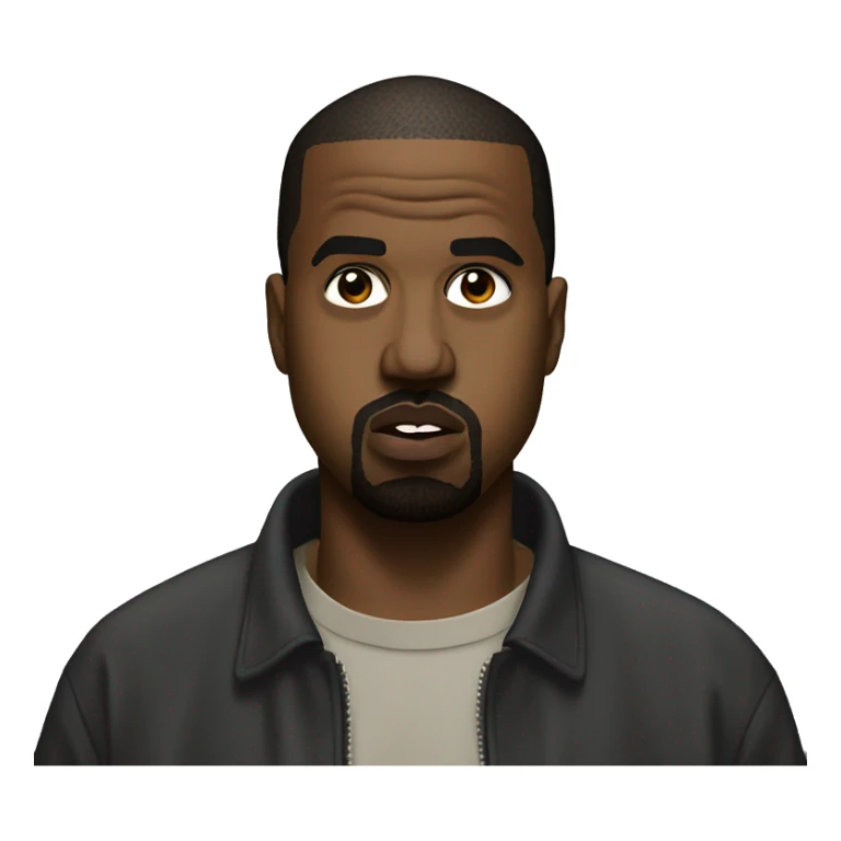 kanye west in vultures era sticker