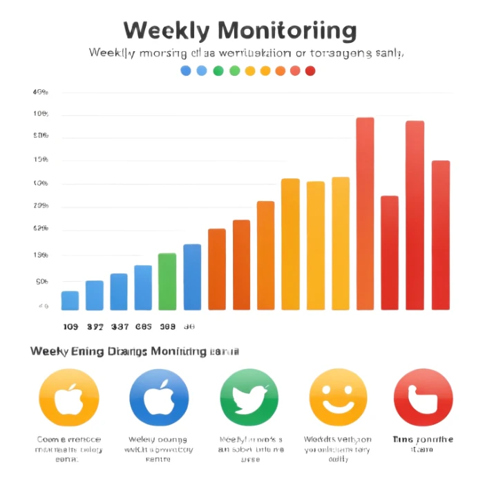 weekly monitoring sticker