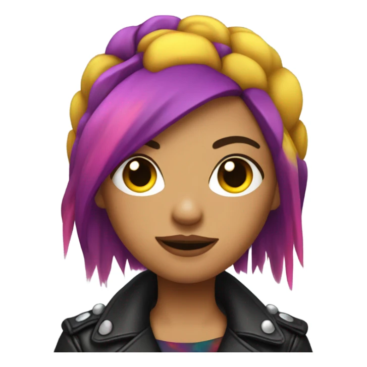 punk girl with piercings sticker