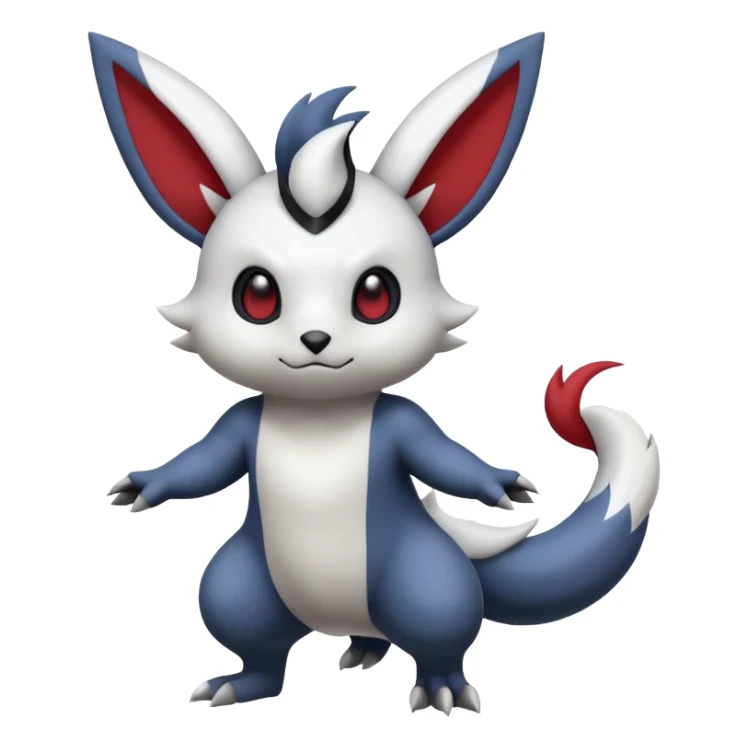 Zangoose-Minccino-Absol-Pachirisu-fusion sticker