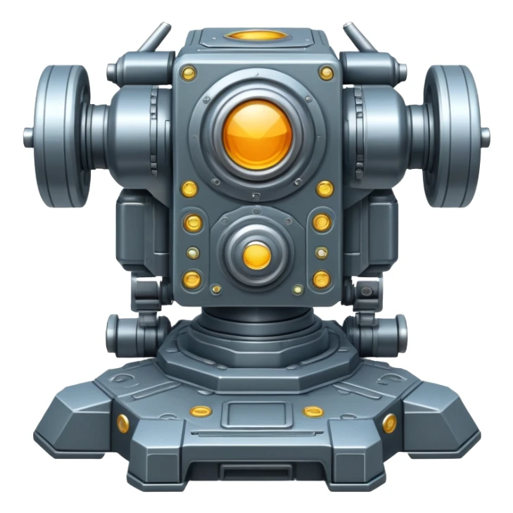 icon in the form of the process of automatic stabilization of a combat module sticker