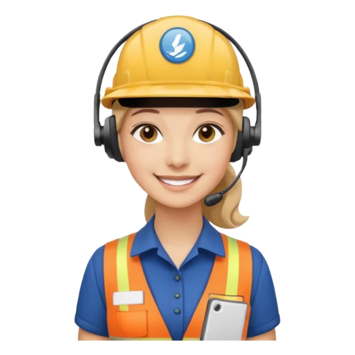 Sales women specialist in shipping sticker