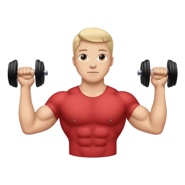 haltère élévation latérale orienté de côté, une seule haltère sticker