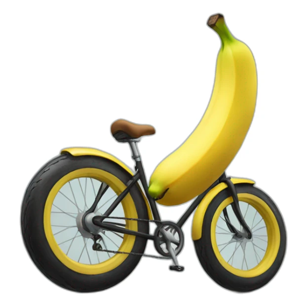 Banana bike sticker