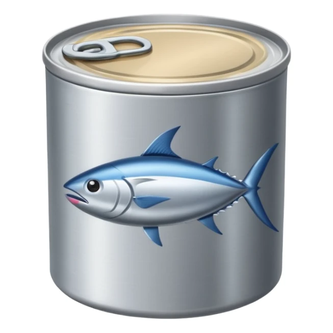 create a can of tuna emoji sticker