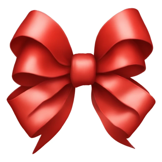 Big red bow  sticker