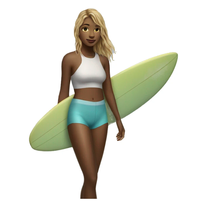 Surfer girl vibess sticker