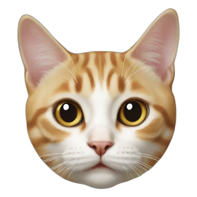 a photo of a cat sticker