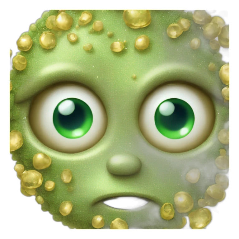 Alien qui vomit des arcs en ciel et pète des paillettes  sticker