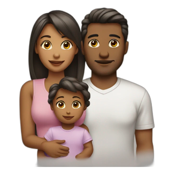 1 man 1 woman 1 girl 1 baby sticker