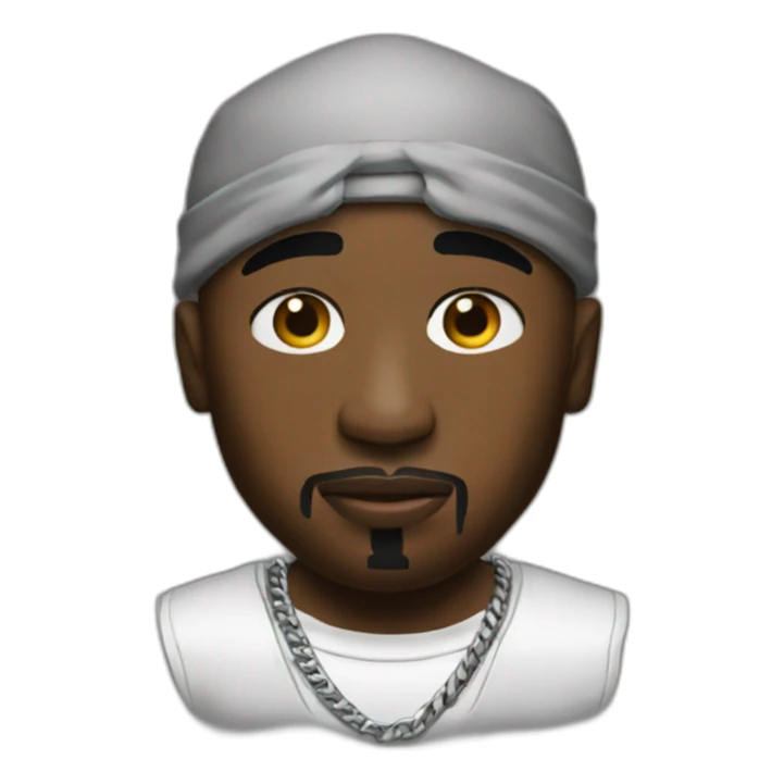 Tupac sticker