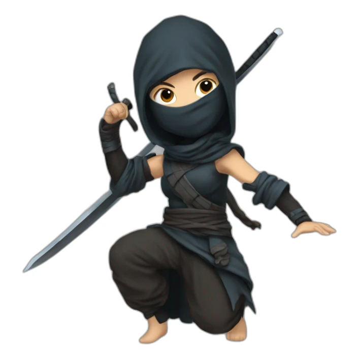 Un ninja avec le bras sur l'épole de mabel de fravity falls sticker