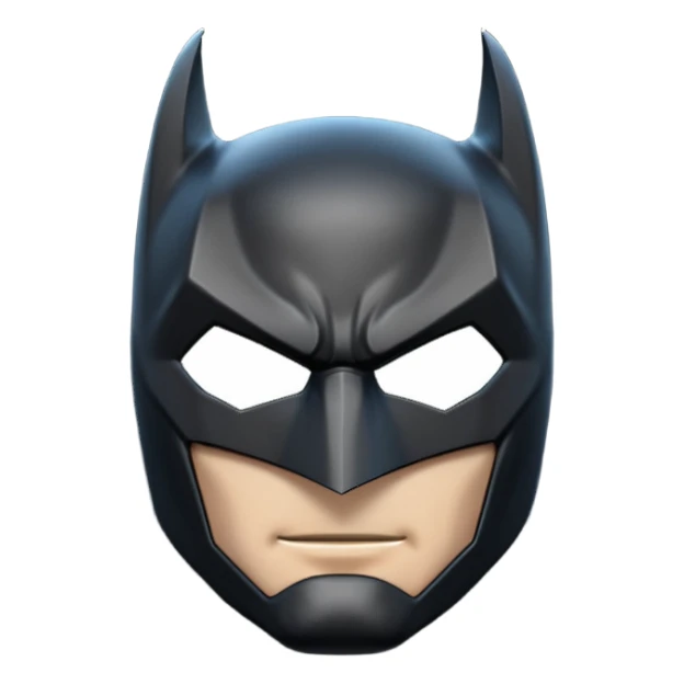 Make a emoji of batman logo pro level  sticker