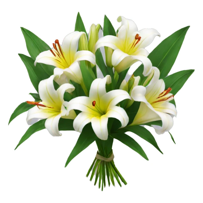 Bouquet of lilies sticker