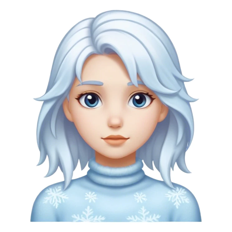 Frozen girl sticker