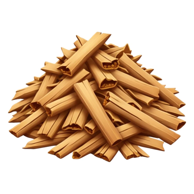 Pile of arboriculture wood chip sticker