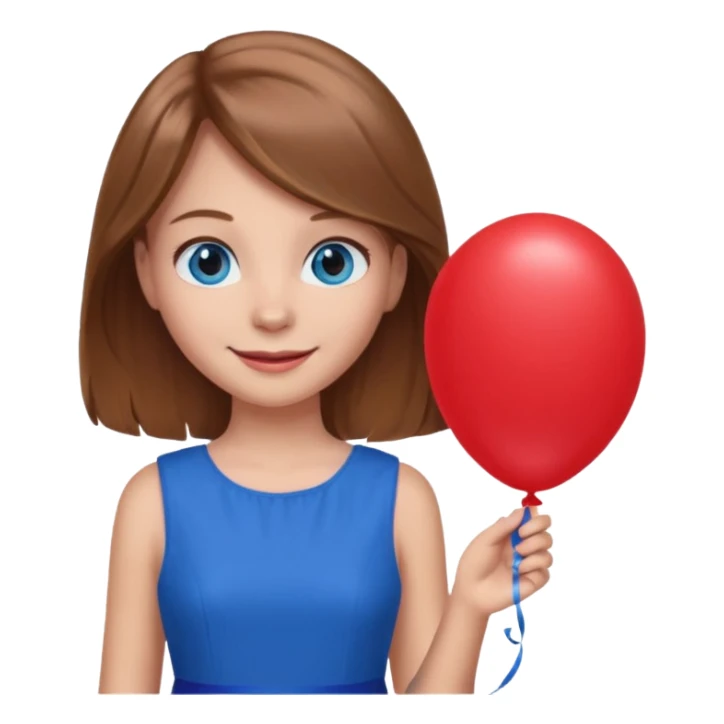 Dibuja una niña para una ilustración infantil sticker