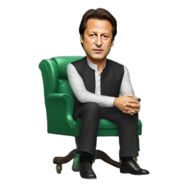 Imran Khan kicked Nawaz sharif like football sticker