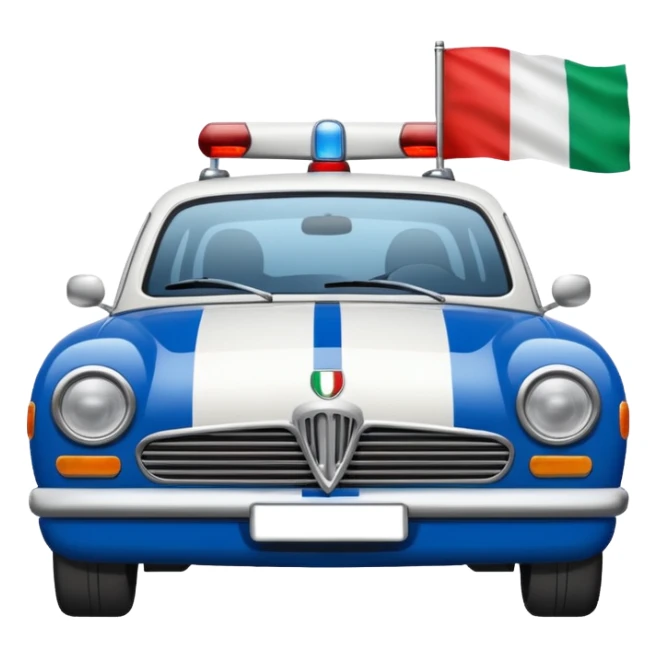 crea auto di servzio polizia penitenziaria  sticker